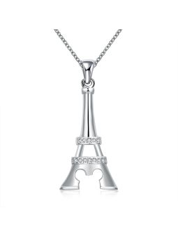 Collier La Tour Eiffel - Plaqué Argent