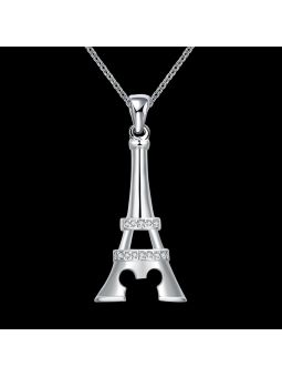 Collier La Tour Eiffel - Plaqué Argent