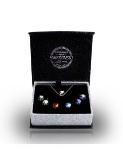 Collier Multicolore avec 7 Pendentifs - Coffret Pailleté Édition Spéciale