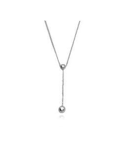 Collier Cravate Boule - Argent 925