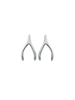 Boucles d'Oreilles en Argent Sterling 925 avec Symboles Porte-Bonheur - Charme et Chance avec Fermoir Poussette
