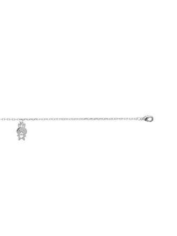 Bracelet Chaîne en Argent Sterling 925 avec Charm Lapin - Douceur et Charme Enjoué