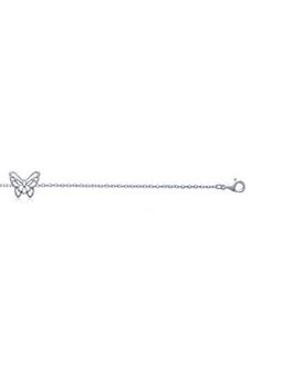 Bracelet Chaîne en Argent 925 avec Charm Papillon