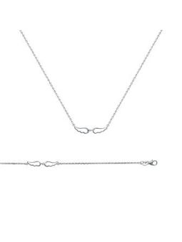 Bracelet Chaîne en Argent Sterling 925 avec Pendentifs Ailes d'Ange - Grâce Céleste et Protection