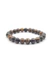 Bracelet en Perles d'Œil de Tigre Naturel - Protection et Confiance en Soi