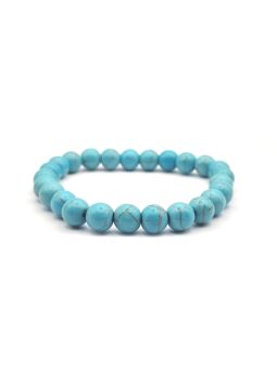 Bracelet en Perles de Turquoise Naturelle - Harmonie et Protection Intemporelle