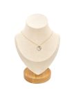 Collier en Acier Inoxydable Doré avec Cœur Intérieur Nacré - Élégance Romantique