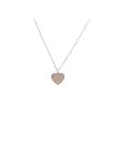 Collier en Acier Inoxydable Argenté avec Cœur Nacré – Douceur et Élégance Intemporelle