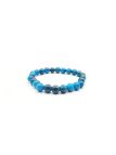 Bracelet en Perles Naturelles d’Apatite Bleue – Vitalité et Équilibre