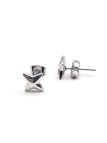 Boucles d'Oreilles en Acier Inoxydable Argenté en Forme d'Étoile – Éclat et Féminité