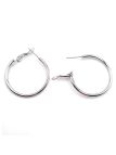 Boucles d'Oreilles en Acier Inoxydable Doré Forme Géométrique – Style Minimaliste et Moderne