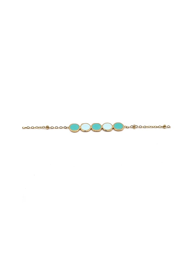 Bracelet Chaîne en Acier Inoxydable avec Anneau Arbre de Vie et Zircons – Harmonie et Éclat Intemporel