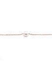 Bracelet Chaîne en Acier Inoxydable Doré avec Perle Blanche – Élégance Pure et Intemporelle