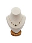 copy ofcopy ofCollier en Acier Inoxydable Argenté avec Cœur Nacré – Douceur et Élégance Intemporelle