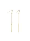 Boucles d'Oreilles Longues Minimalistes en Acier Inoxydable