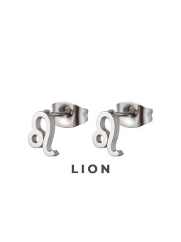Boucles d'Oreilles Astrologiques en Acier Inoxydable - 8mm