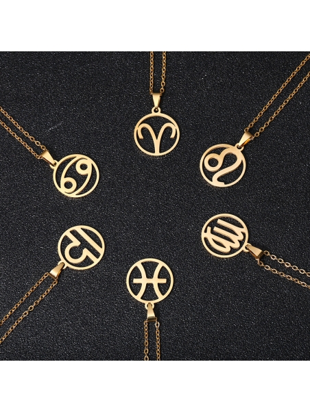 copy ofcopy ofcopy ofCollier en Acier Inoxydable Argenté avec Pendentif Fleur Émaillée Noire