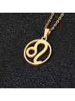 copy ofcopy ofcopy ofCollier en Acier Inoxydable Argenté avec Pendentif Fleur Émaillée Noire