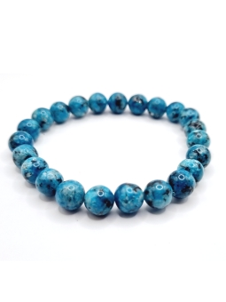Bracelet en pierres naturelles de granite bleu – Style unique et raffiné