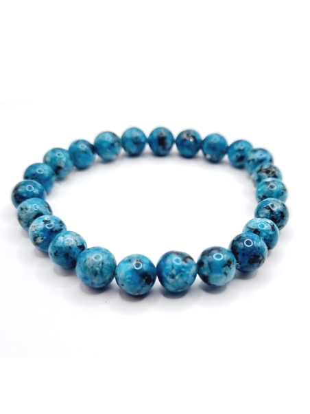 Bracelet en pierres naturelles de granite bleu – Style unique et raffiné