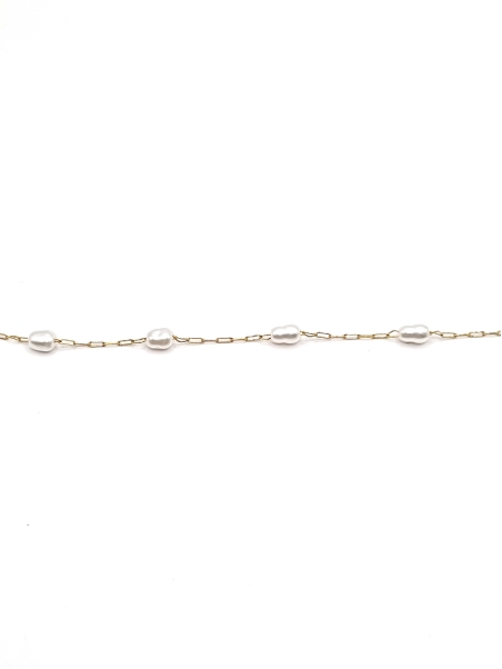 copy ofcopy ofBracelet jonc lisse en acier inoxydable doré - 65 mm saillant