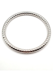 Bracelet en acier inoxydable argenté 65mm – Élégance minimaliste et moderne