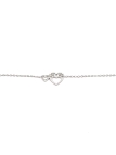copy ofBracelet Chaîne en Acier Inoxydable Argenté avec Oval Zircon – Élégance Subtile