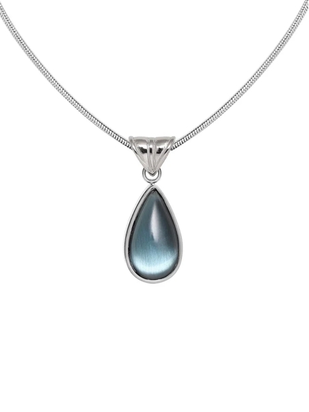 copy ofCollier chaîne épaisse en acier inoxydable argenté avec fermoir T-bar