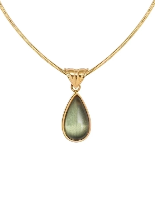 copy ofCollier chaîne épaisse en acier inoxydable doré avec fermoir T-bar