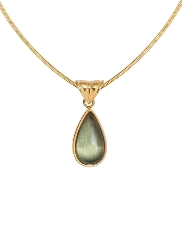 copy ofCollier chaîne épaisse en acier inoxydable doré avec fermoir T-bar