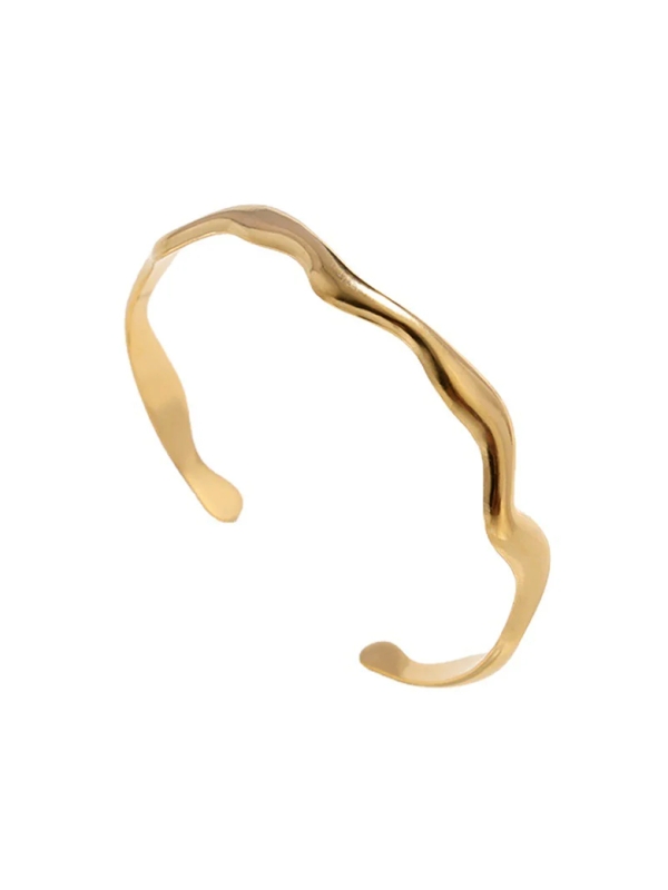 copy ofBracelet chaîne en acier inoxydable doré avec fermoir T-bar