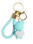 copy ofPorte-clés Pompon Noir en Fausse Fourrure – Élégance et Sophistication