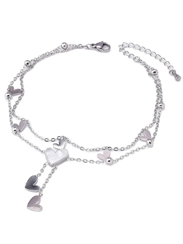 copy ofChaîne de Cheville Multirangs Coquillages et Étoile de Mer Dorée – Style Bohème Chic