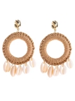 copy ofBoucles d’Oreilles Pendantes Étoile de Mer Dorée et Lavande – Esprit Plage Coloré