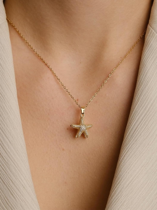 copy ofCollier Coquillage Doré avec Perle – Pendentif Ouvrant Élégant