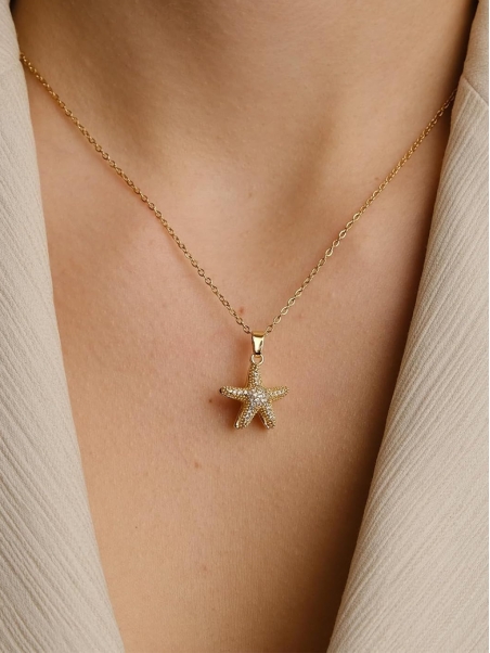 copy ofCollier Coquillage Doré avec Perle – Pendentif Ouvrant Élégant