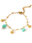 copy ofBracelet Chaîne en Acier Inoxydable Doré avec Maillons Ovales Élégants