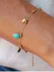 copy ofBracelet Chaîne en Acier Inoxydable Doré avec Maillons Ovales Élégants