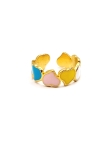 copy ofcopy ofcopy ofBague en Acier Inoxydable Doré Design Texturé Ajustable