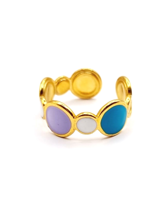 copy ofcopy ofcopy ofcopy ofcopy ofBague en Acier Inoxydable Doré Design Texturé Ajustable