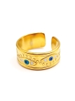 copy ofcopy ofcopy ofcopy ofcopy ofcopy ofcopy ofcopy ofBague en Acier Inoxydable Doré Design Texturé Ajustable