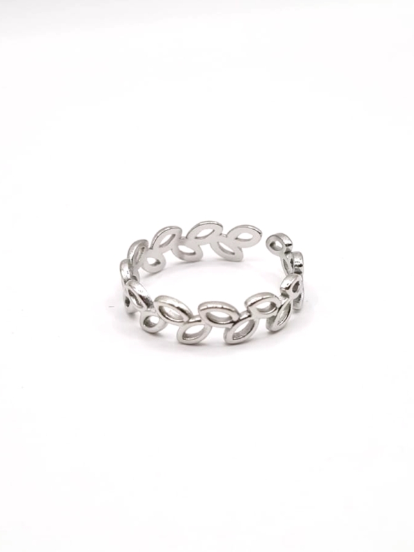 copy ofBague dorée cercle solaire ajouré – motif texturé