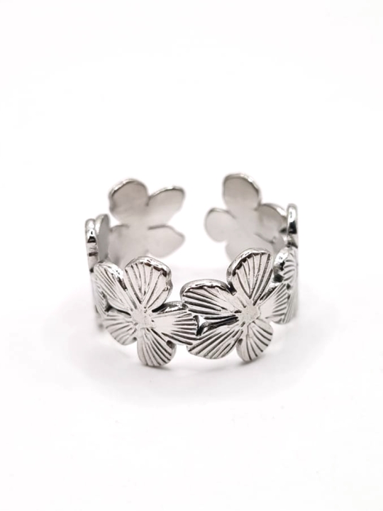copy ofcopy ofBague dorée cercle solaire ajouré – motif texturé