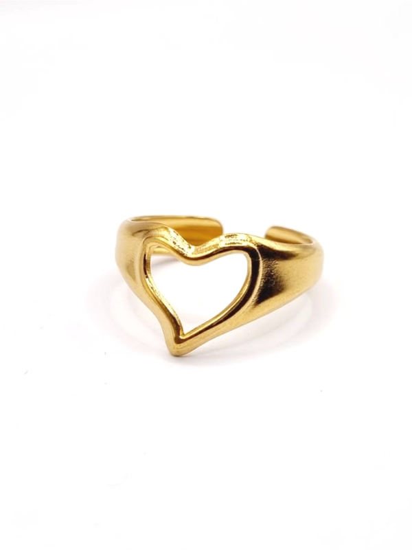 copy ofcopy ofBague dorée cercle solaire ajouré – motif texturé