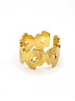 copy ofcopy ofcopy ofcopy ofBague dorée cercle solaire ajouré – motif texturé