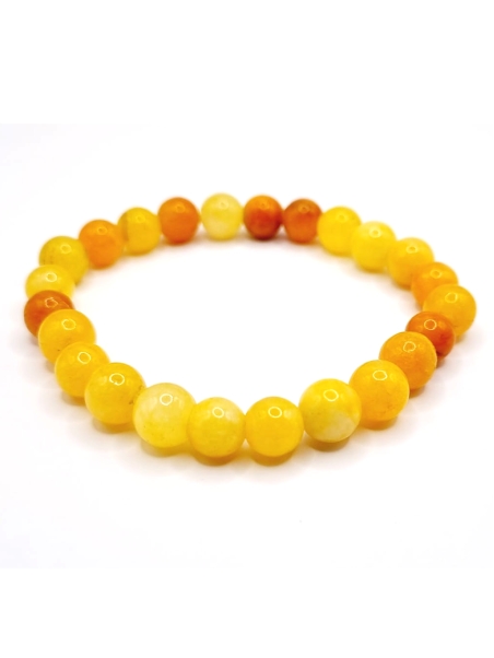 Bracelet en Jade Jaune – Énergie solaire et sérénité