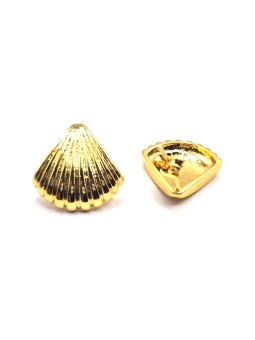 Boucles d’Oreilles Coquillage Doré – Acier Inoxydable Chic