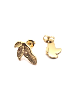 Boucles d’Oreilles Ailes Dorées Féériques – Acier Inoxydable Raffiné