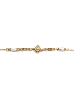 Bracelet Coquillage Doré et Perles Blanches – Acier Inoxydable