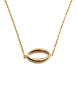 Collier Coquillage Doré Minimaliste – Acier Inoxydable